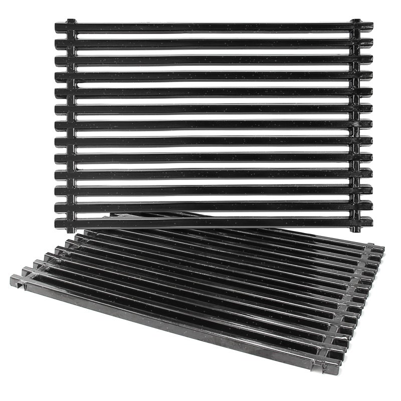 Hongso 17.4" Porcelain Steel Grill Grates for Weber Spirit E-310 E-320, Spirit S-310 S-320, Spirit 700, Weber 900, Genesis Silver B/C 8133, Genesis 1000-5000 with Side Control Panel, 7525 7526 7527 - Image 1